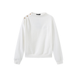 Shoulder Button Sweatshirt