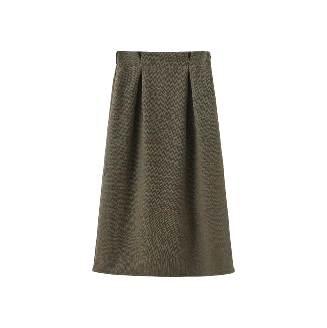 Chlo Wool Midi Skirt