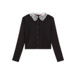 Lace Collar Cardigan