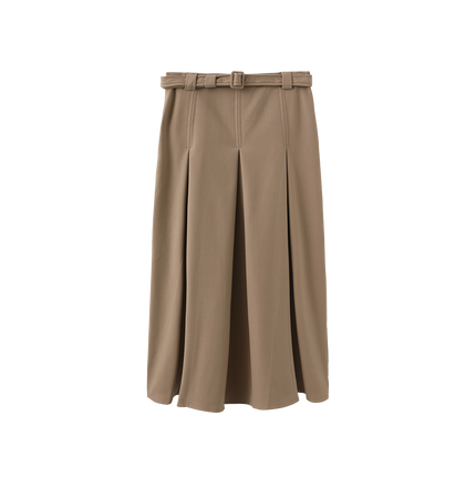 Mica Wool Midi Skirt