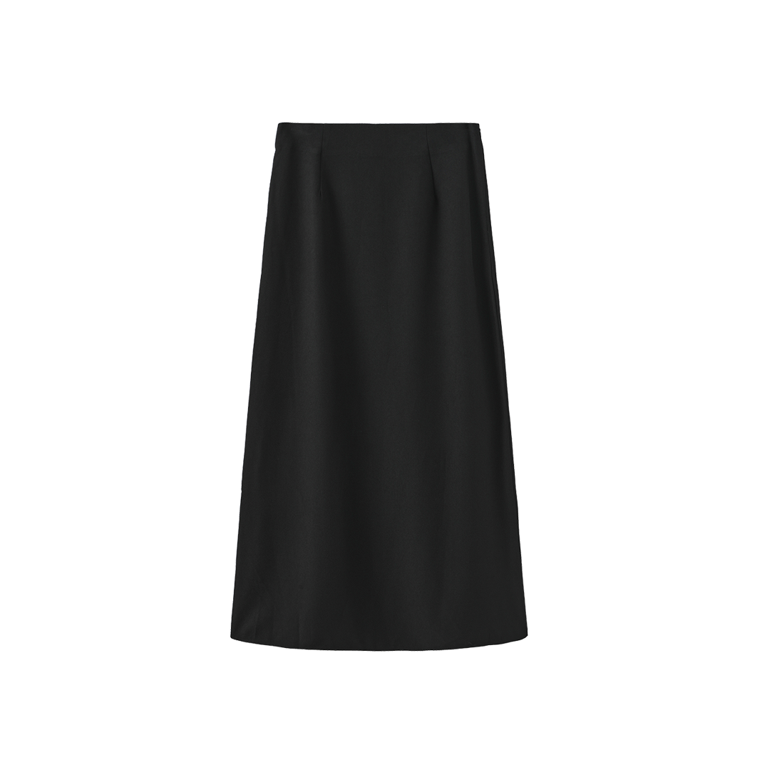 Redo Wool A-Line Skirt