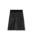 Elastic Waist Panel Knee Skirt