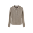 Mica Ribbed Knit Ruffle Collar Sweater