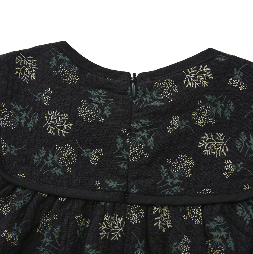 Soft Quilted Floral Dress