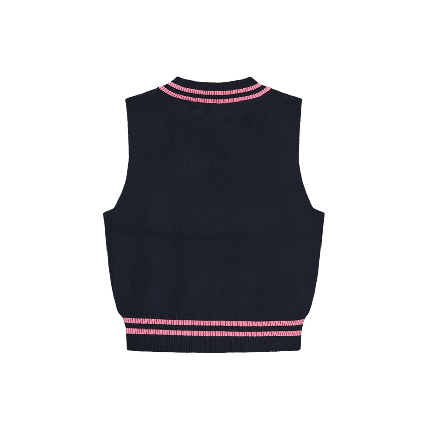 Knit Striped Vest