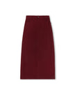 Denim Straight Maxi Skirt