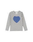 Striped Heart T-shirt
