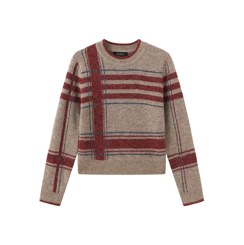Crew Neck Colored Sweater