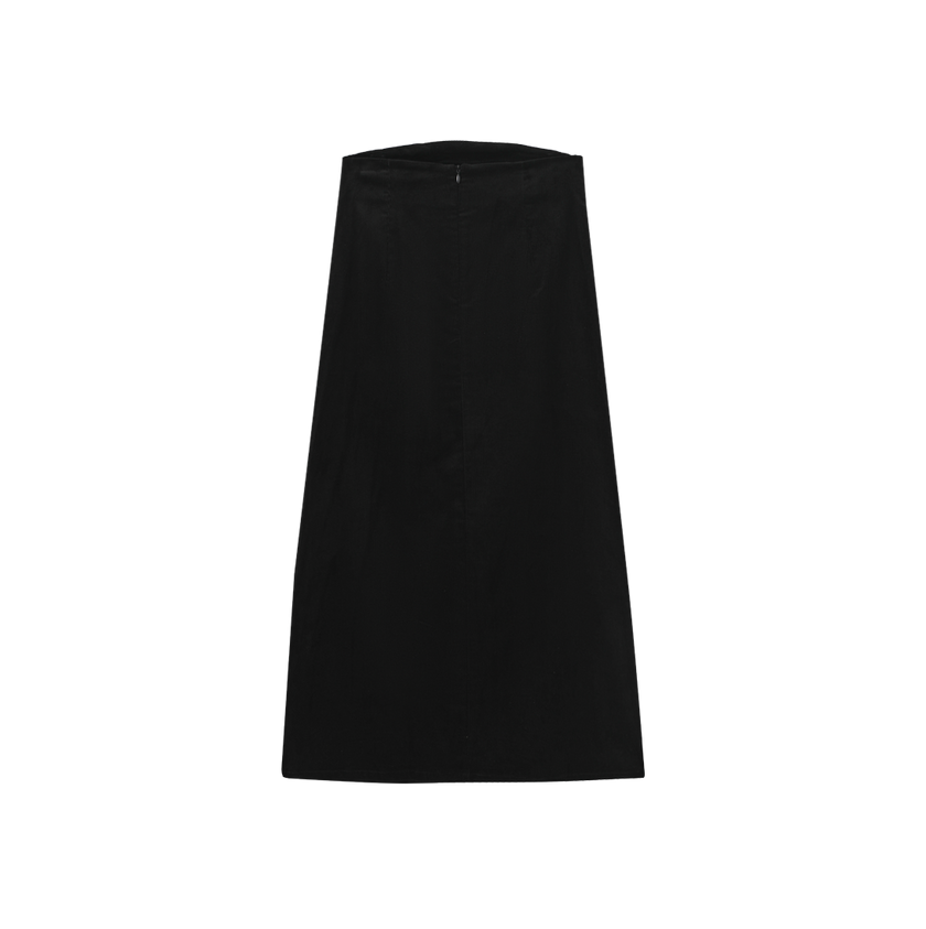 Corduroy Slit Pocket Skirt
