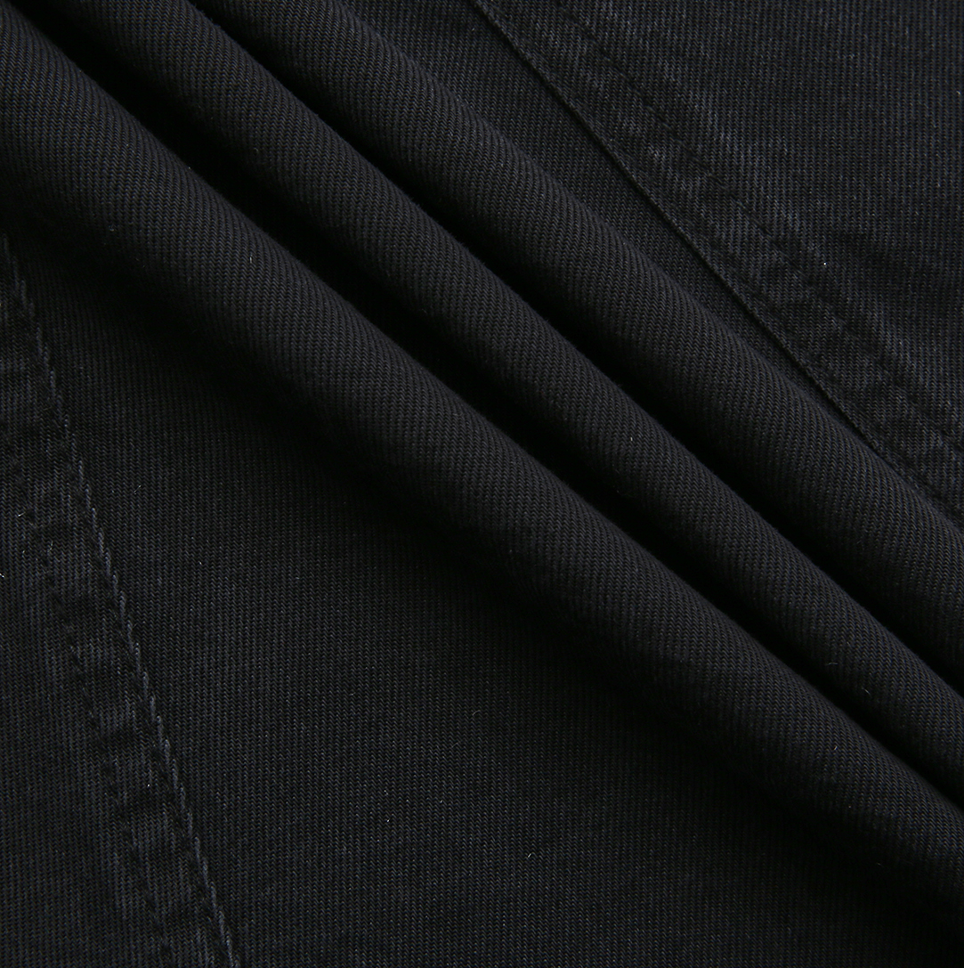 Fade Denim Drawstring Skirt