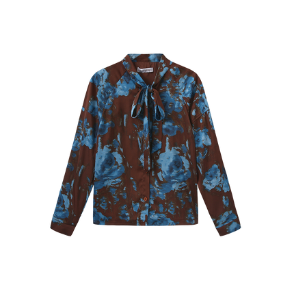 Colored Printed Blouse