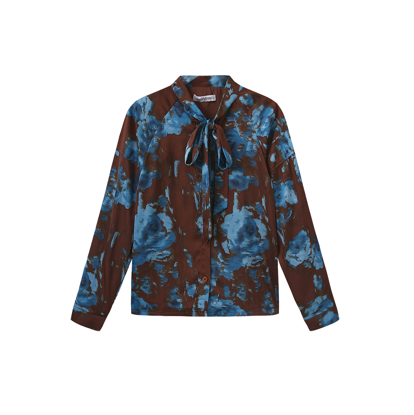 Colored Printed Blouse
