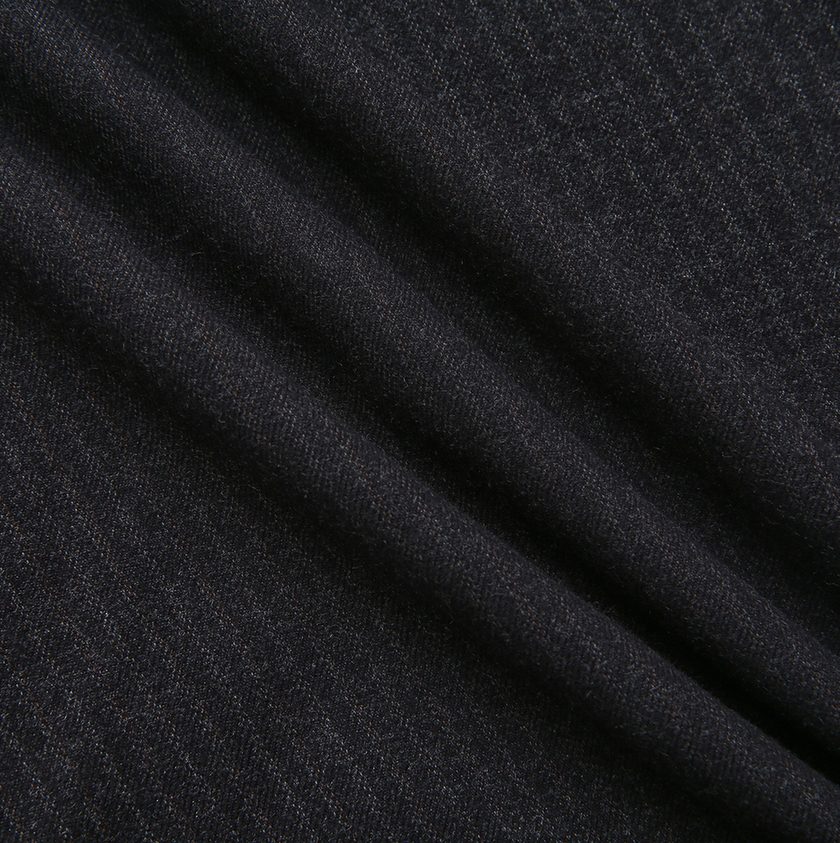 Pinstripe Belted Maxi Skirt