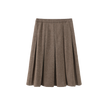 Depot Herringbone Pleated Skirt