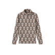Knit Printed Turtleneck