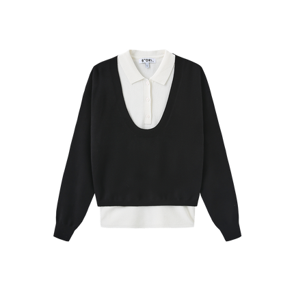 Polo Detailed Sweater