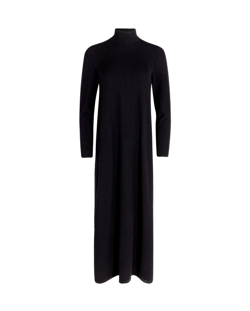 Knit And Silk Back Dress