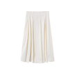 Corduroy Combo Pleated Skirt