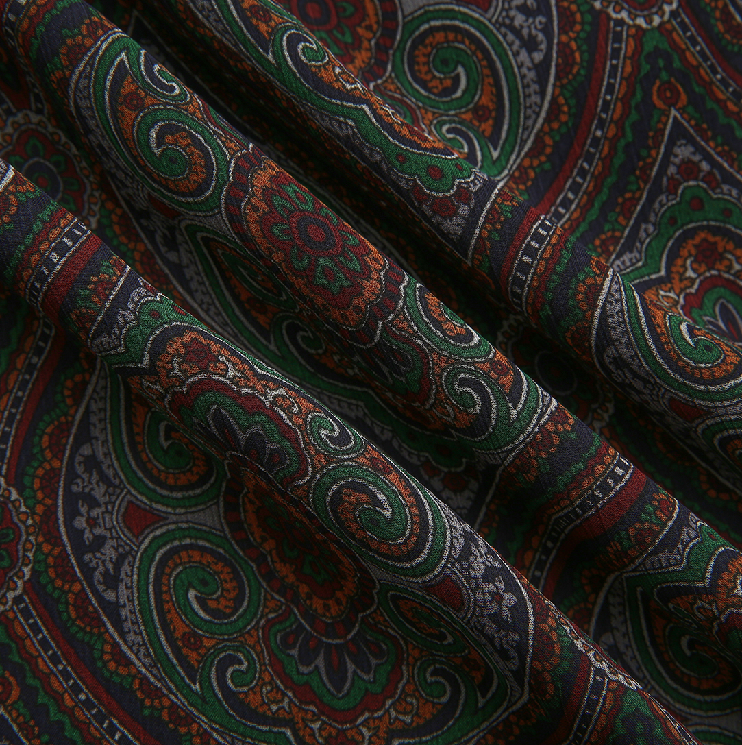 Fitted Full Printed Dress