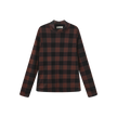 Mesh Multi Plaid Turtleneck