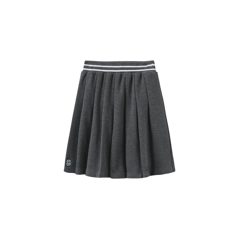 Mila Crest Pleated Skirt
