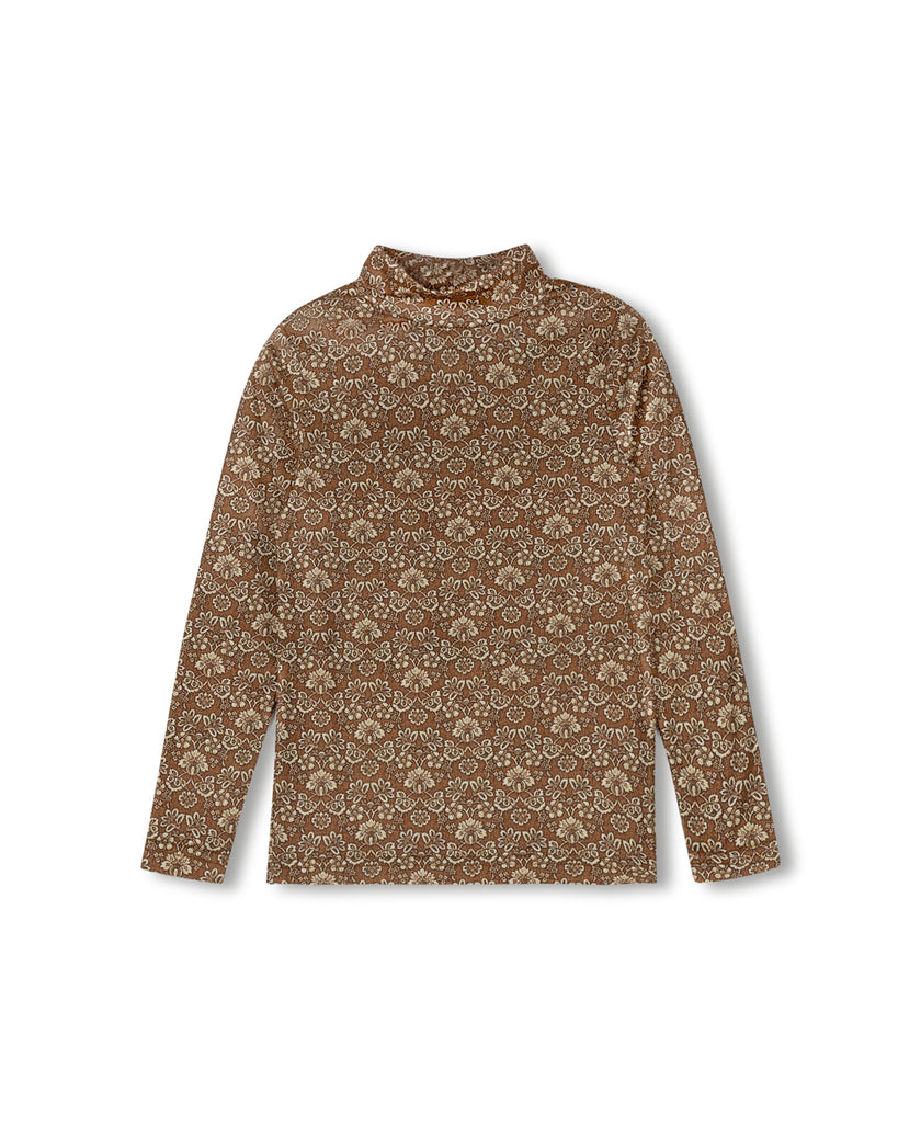 Harry Floral Printed Turtleneck