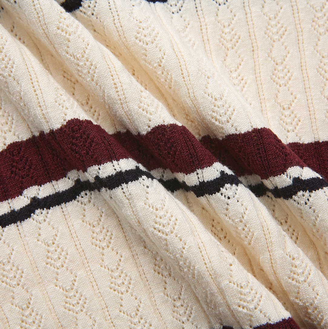 Scallop Knit Polo