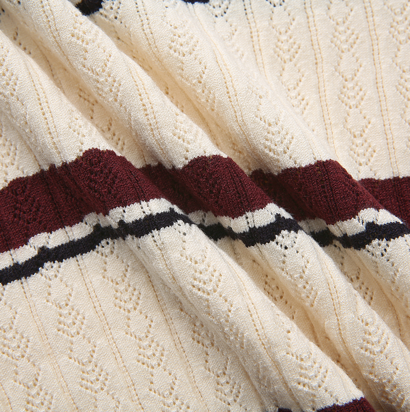 Scallop Knit Polo