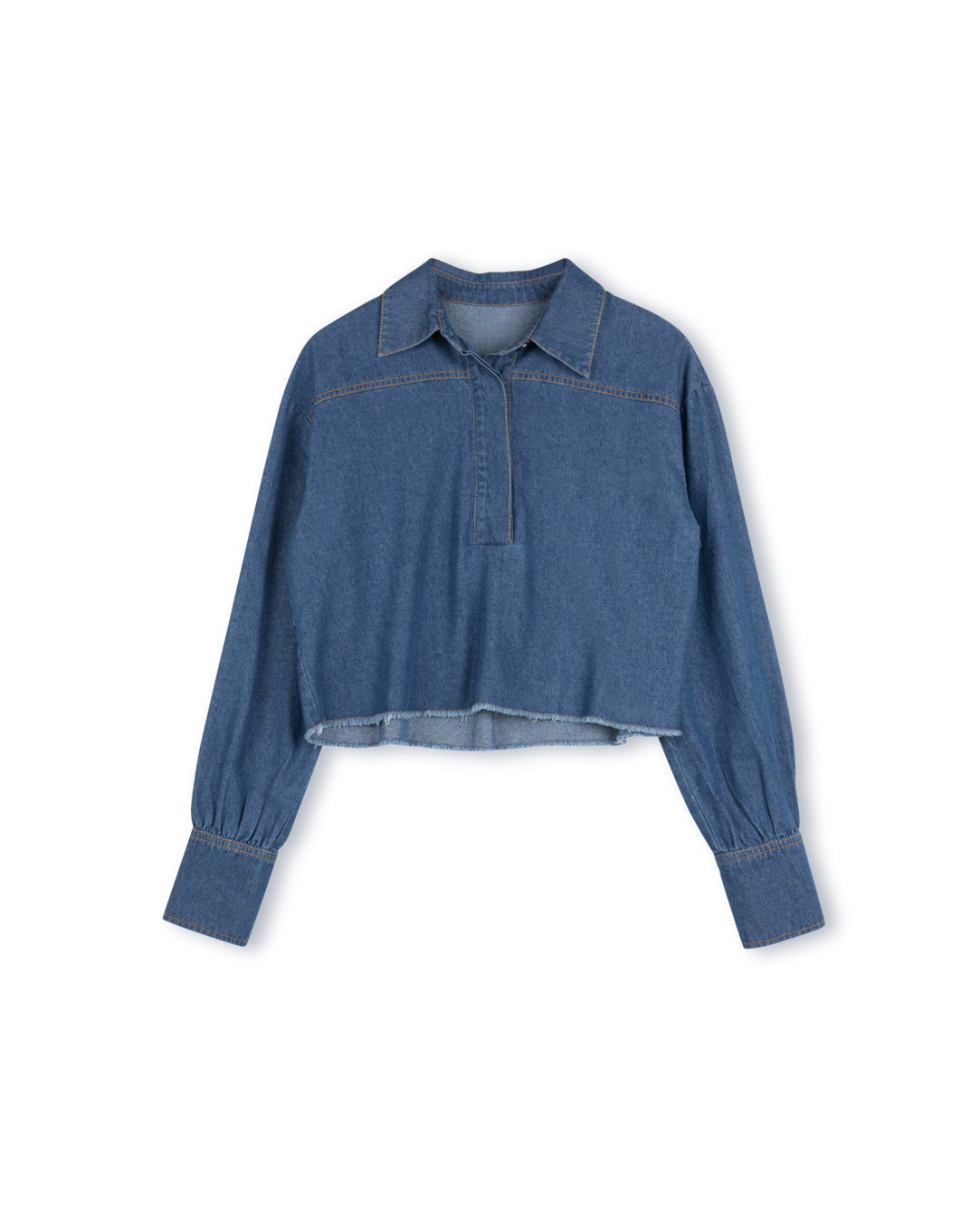 Denim Crop top
