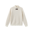 Neck Bow Knit Turtleneck
