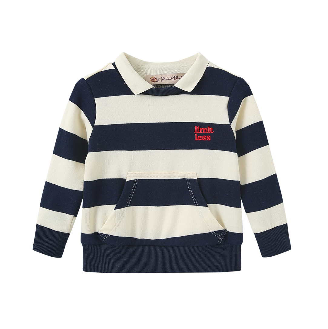 Trill Striped Sweatshirt Boy Set