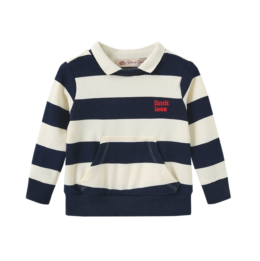 Trill Striped Sweatshirt Boy Set
