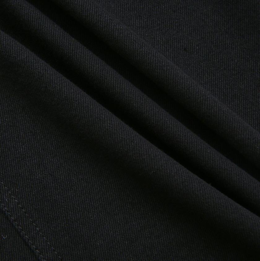 Side Button Tab Midi Skirt