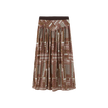 Chine Printed Aline Skirt