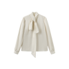 Kim Bow Lace Trimmed Blouse