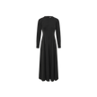 Silk Seam Detailed A-Line Dress