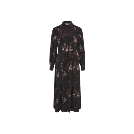 Flowy Floral Collared Dress