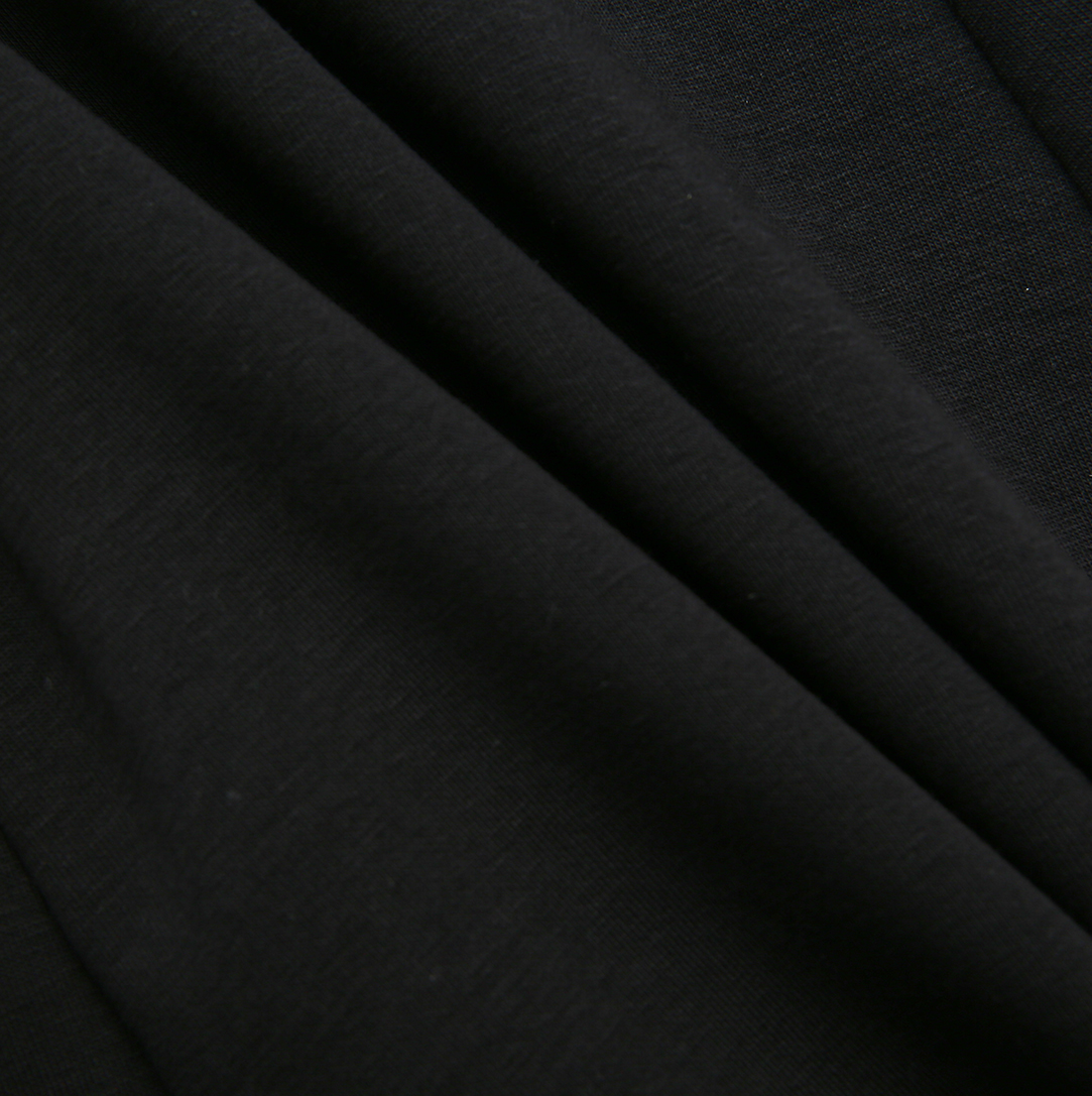 Sweatshirt Paneled Midi Skirt