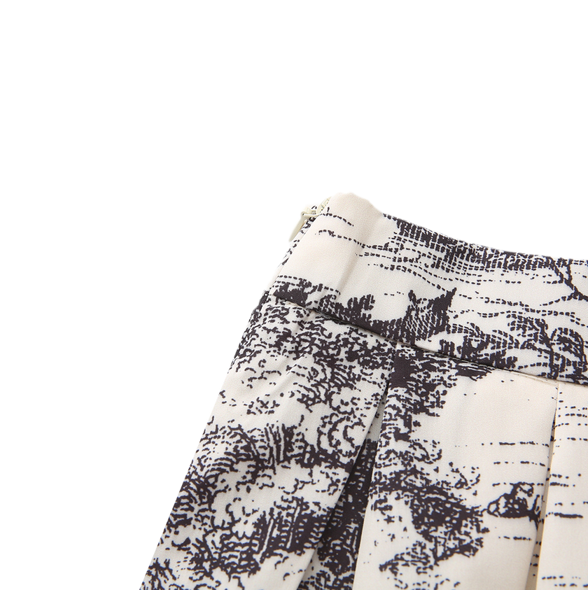Nome Jungle Print Cotton Skirt