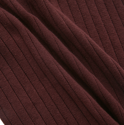 Tam Knit Ribbed Trim Vest
