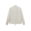 Kim Bow Lace Trimmed Blouse