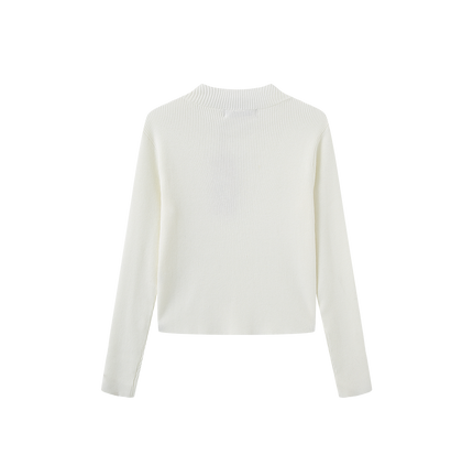 Ribbed Knit Crystle Top