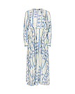Printed Side Tie Waisted Dress