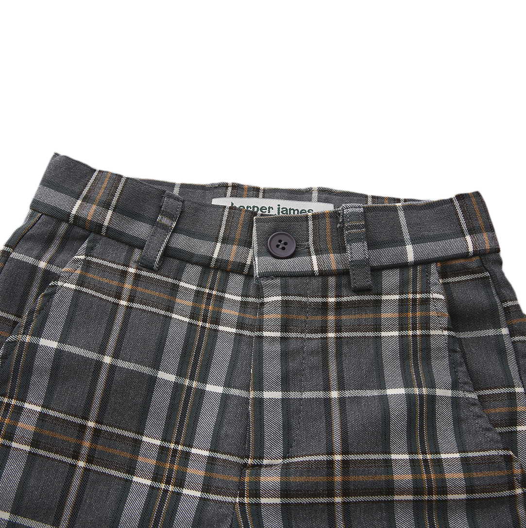 Brace Plaid Pants