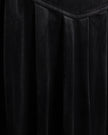 Velour V Waist Pleat Skirt