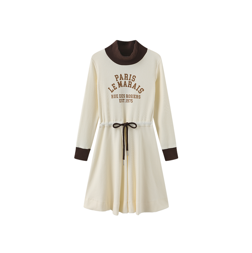 James Turtleneck Dress