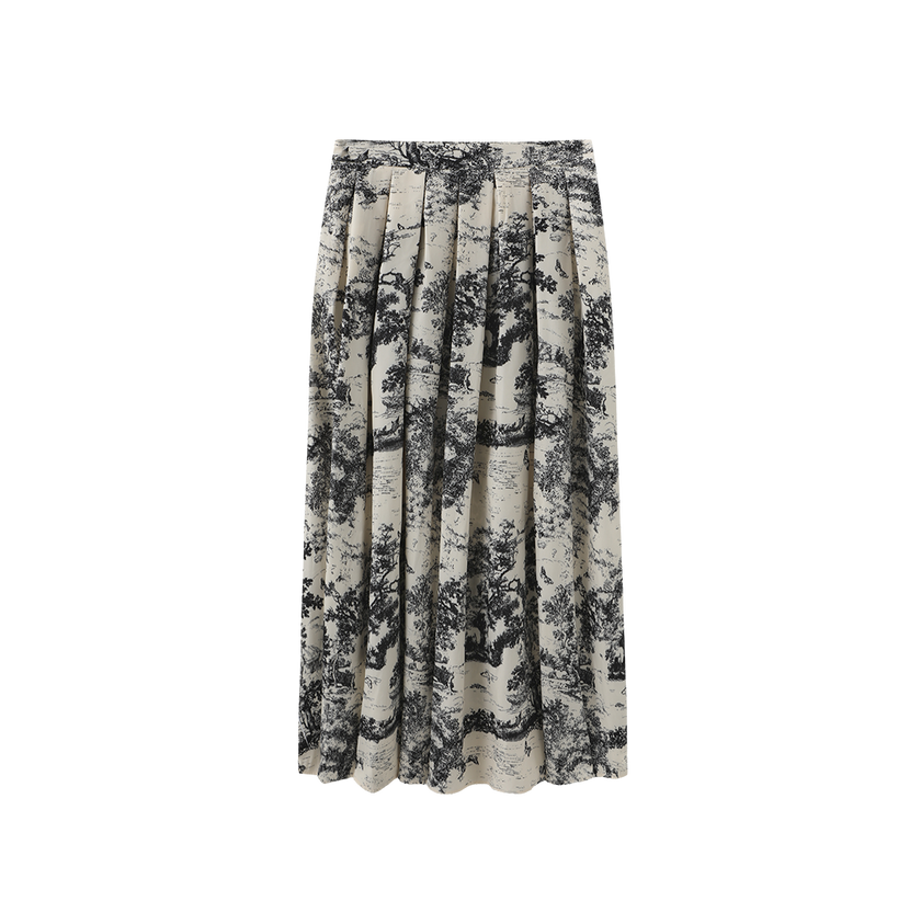 Nome Jungle Print Cotton Skirt