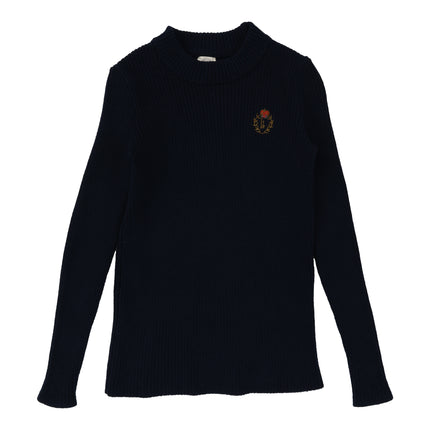 Crest Knit Mockneck