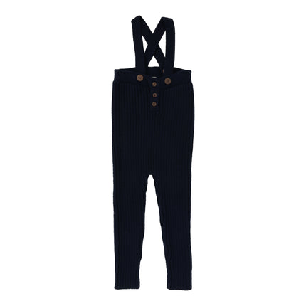 Rib Knit Overalls