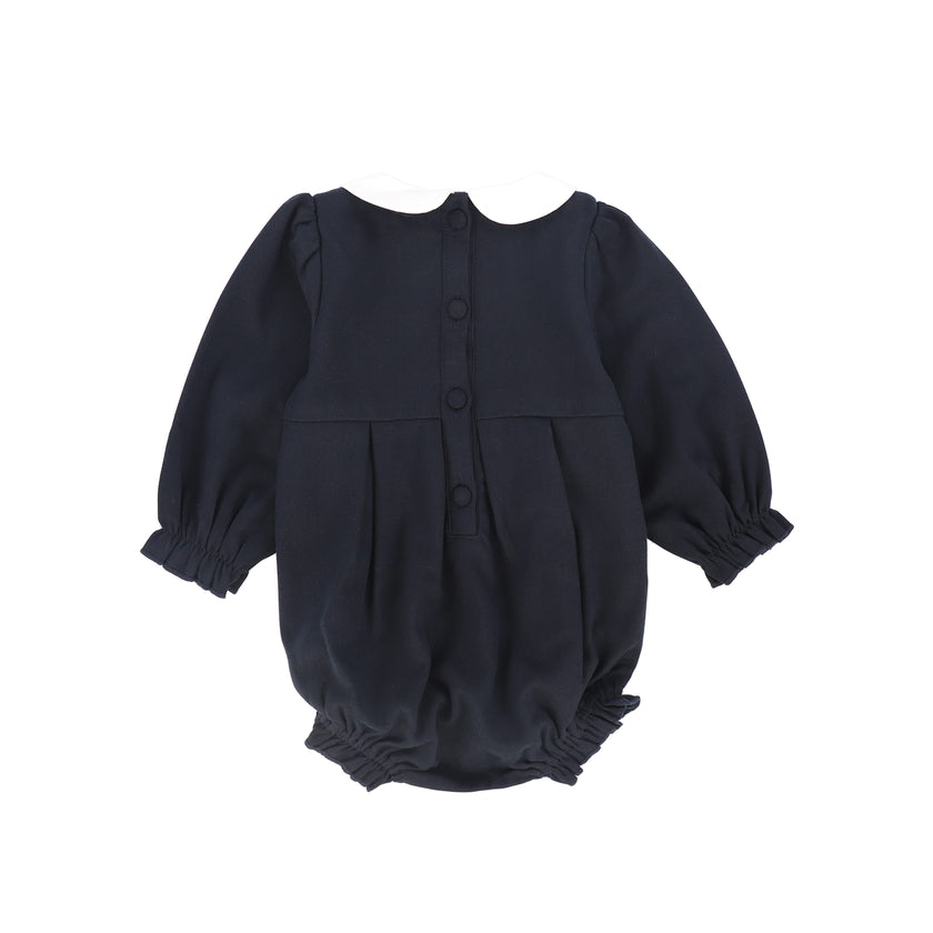 Wool Embroidered Romper